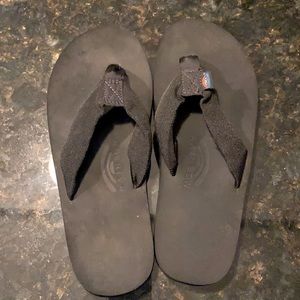 Unisex Black rainbow sandals